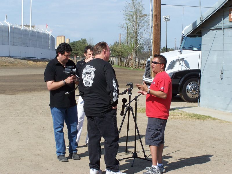 Hannagan being interviewed at WoO Tulare 2008